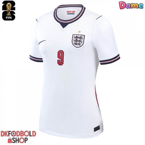 England Harry Kane #9 Hjemmebanetrøje Dame VM 2026 Kort ærmer